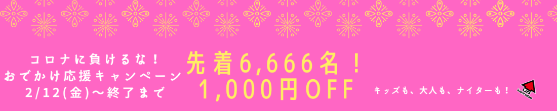 6,666名限定!1,000円OFFキャンペーン!